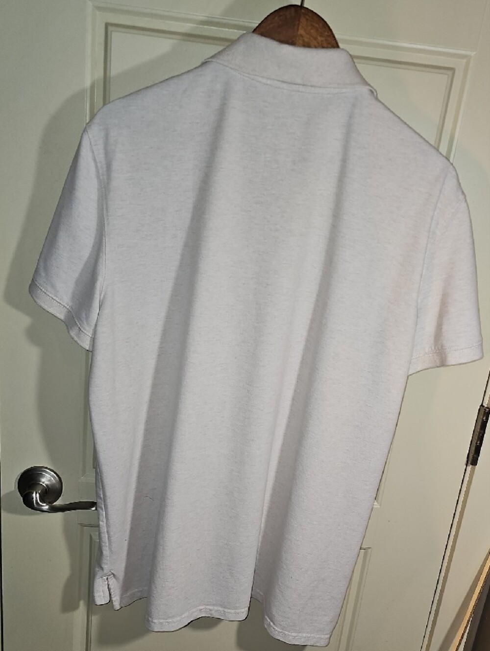 ST John's Bay Men's Cream Short-Sleeve Polo Size XL - Picture 5 of 6